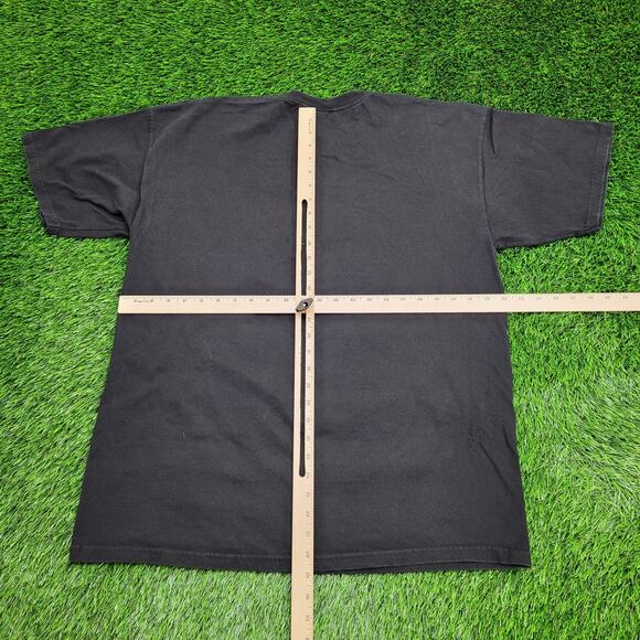 Vintage Rock-Smith 8-Ball-Pool Shirt L/XL 23x29 Black Billiard - Picture 3 of 14